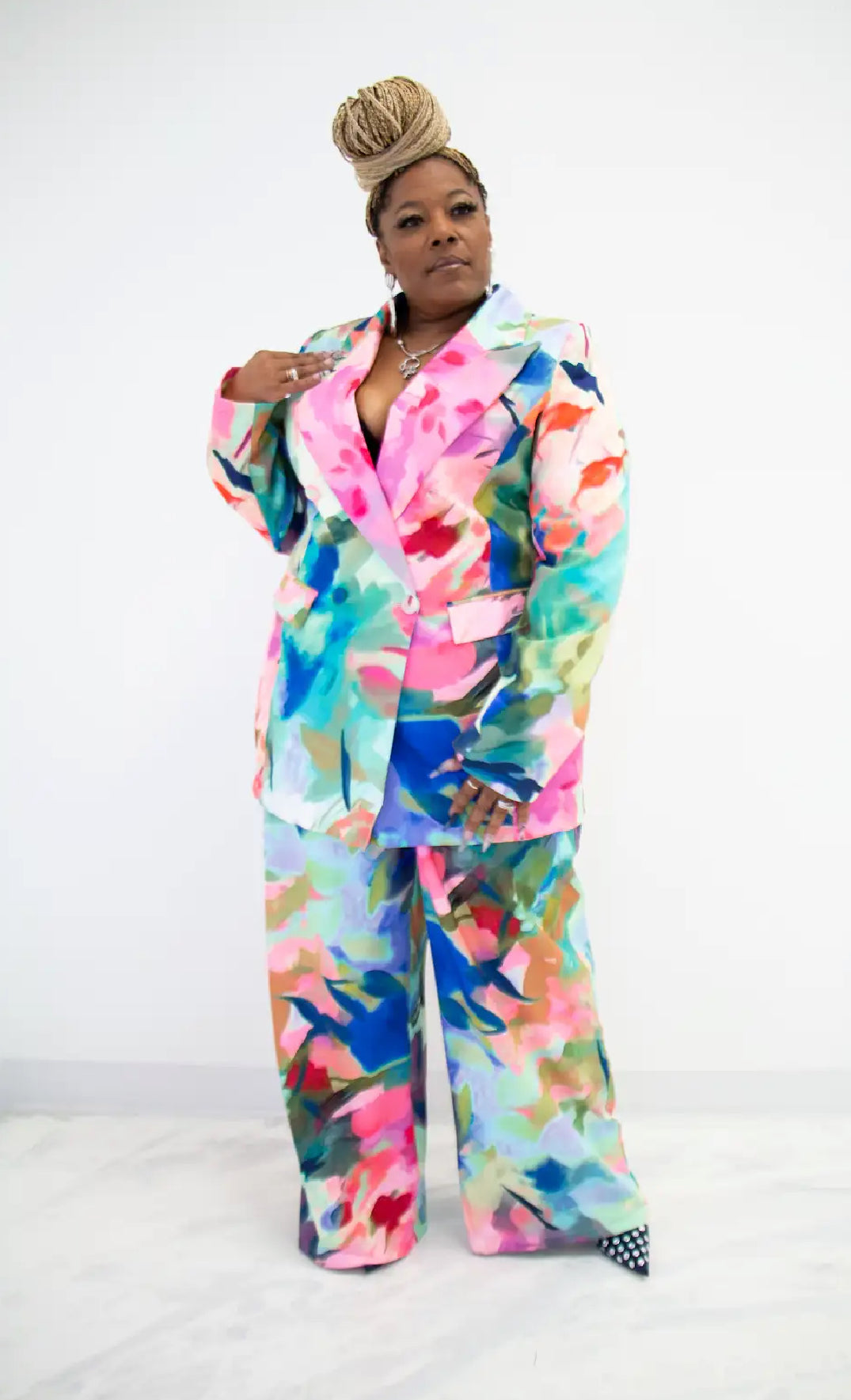 HER Floral Power Suit